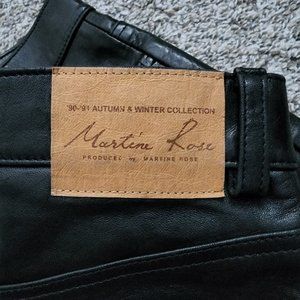 Martine Rose Leather Trousers